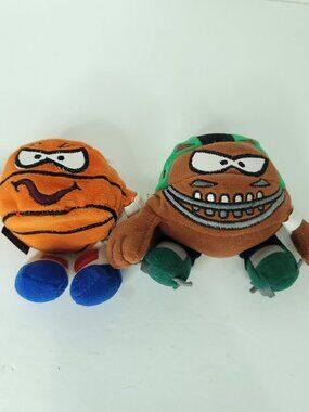 Lot Of 2 Silly Slammers Original Pigskin Pete #45 Football With Sound Hooper No